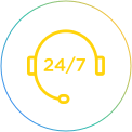 24/7 CUSTOMER SUPPORT Image